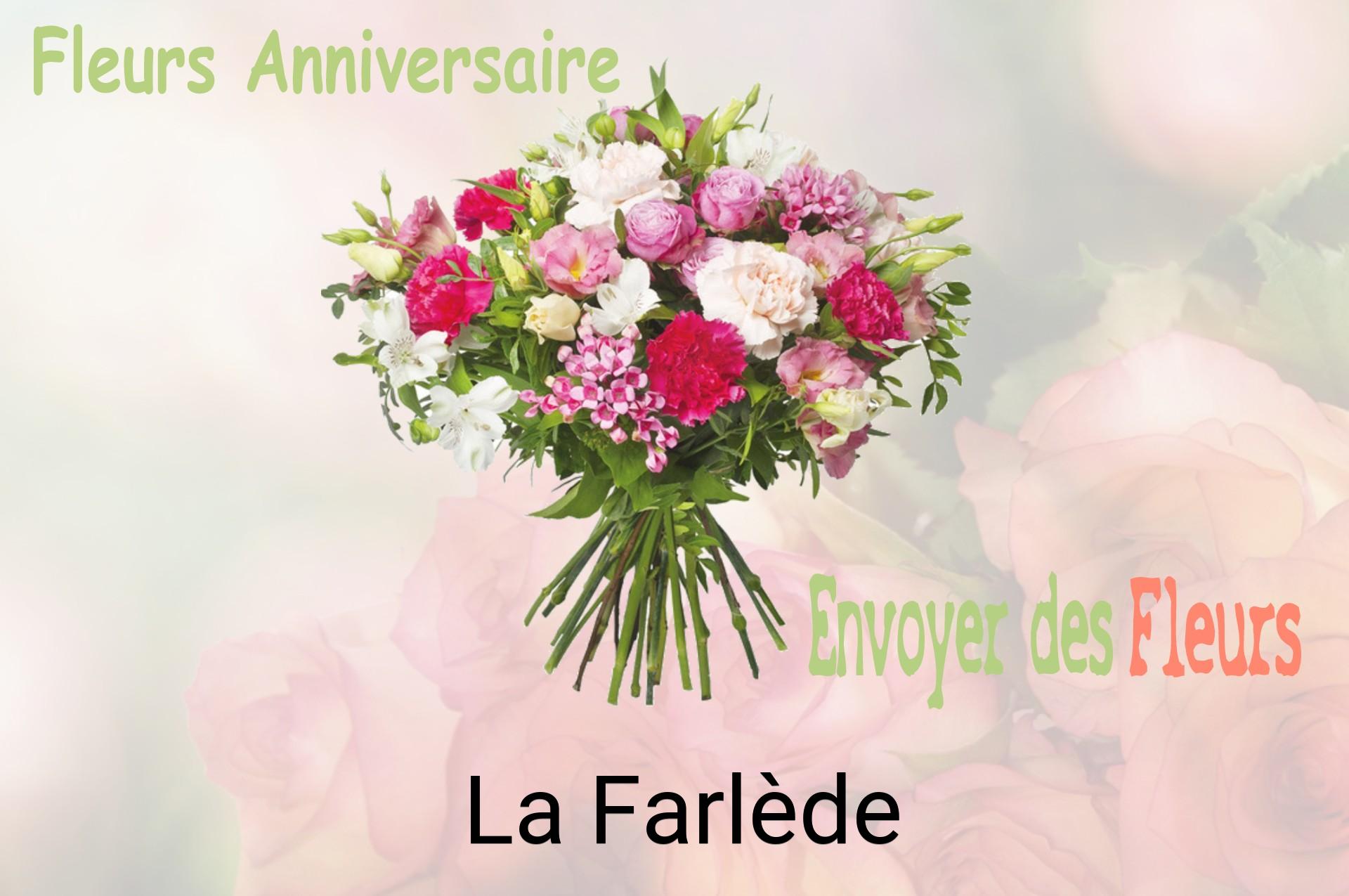 Bouquet de fleurs d’anniversaire livré à La Farlède