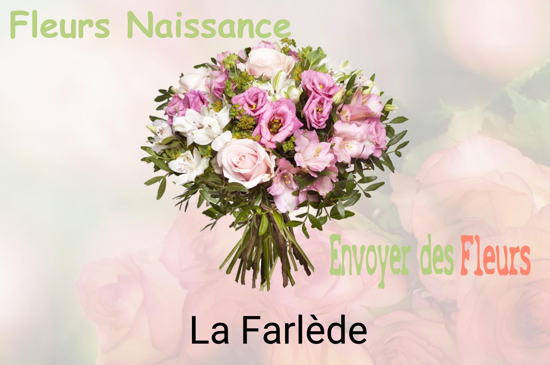 Bouquet de fleurs de naissance livré à La Farlède